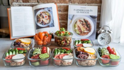 Batch cooking : 5 repas du midi prêts en moins d’une heure pour la semaine
