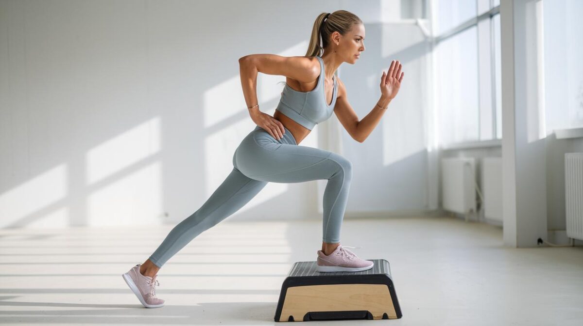 Ce “step-up” bas remplace votre cardio et affine les hanches féminines