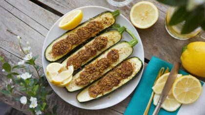 Courgettes rôties au zaatar et citron : fraîcheur légère à tester cet été