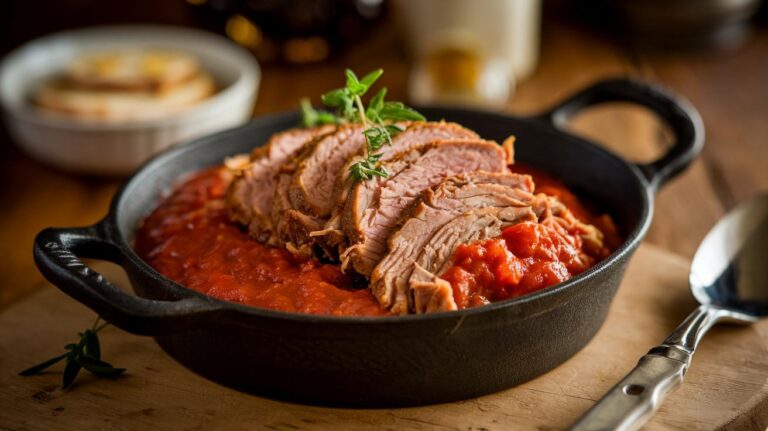 Effiloché de porc à la sauce tomate façon Béatrice : un repas plein de saveurs