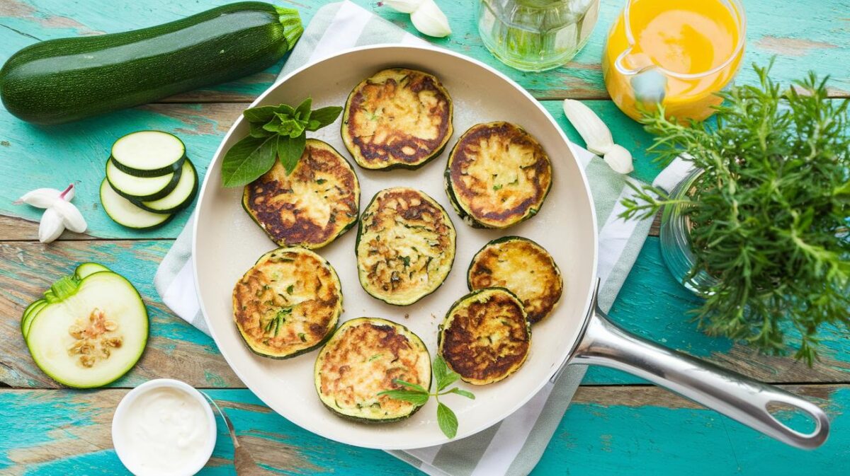 Galettes de courgettes crousti-moelleuses à la poêle : la tendance d’été à adopter