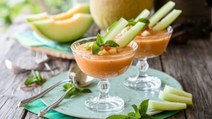 Gaspacho de melon noté 4,5/5 : idéal quand le thermomètre dépasse 30 °C