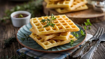 Gaufres de pommes de terre au four : croustillantes sans friteuse