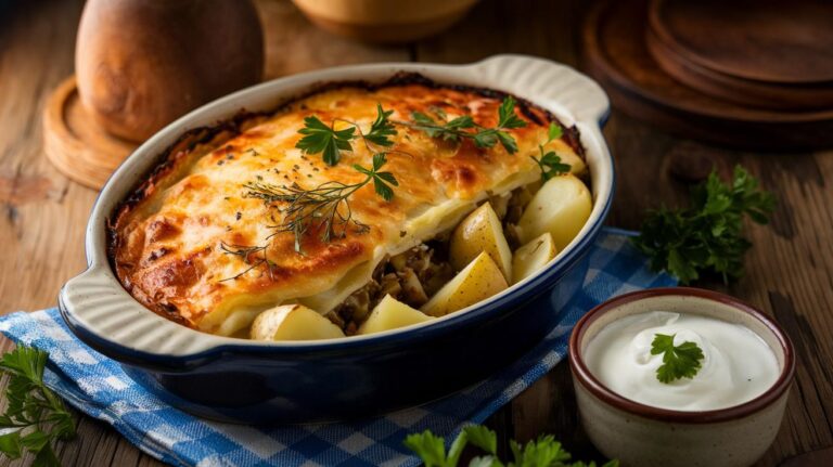 Moussaka bulgare aux pommes de terre : un plat fondant qui régale