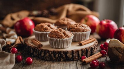 Muffins pomme–cannelle : le goûter d’automne qui disparaît vite