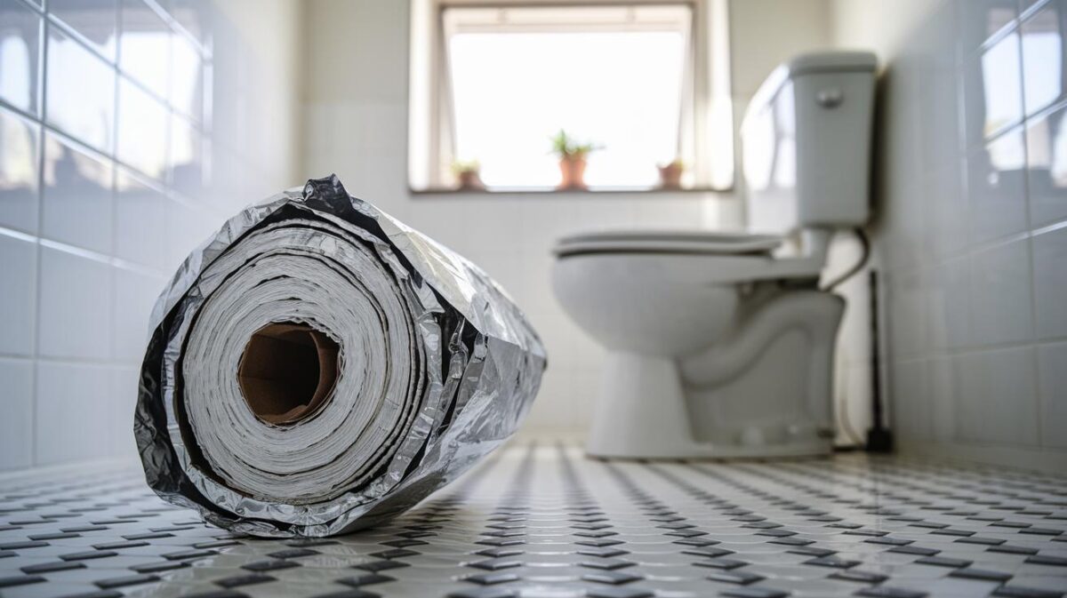 Simple et efficace : l’astuce du papier alu qui gardera vos toilettes étincelantes de propreté