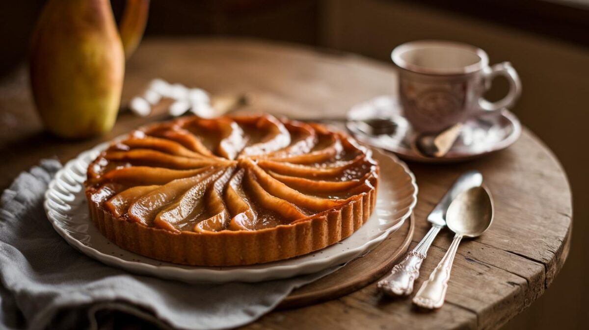 Tatin de poires caramélisées : finale gourmande du dimanche
