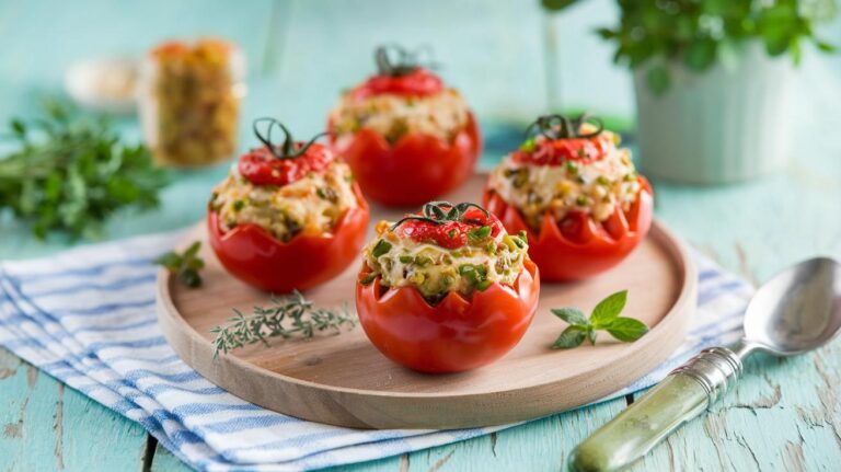 Tomates farcies sans four par temps chaud : l’astuce à connaître
